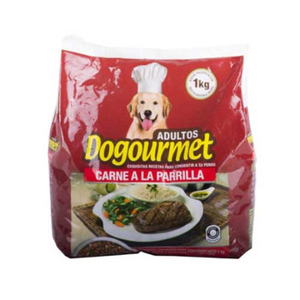 Alimento para Perros Adultos Carne a La Parrilla Dogourmet 1Kg