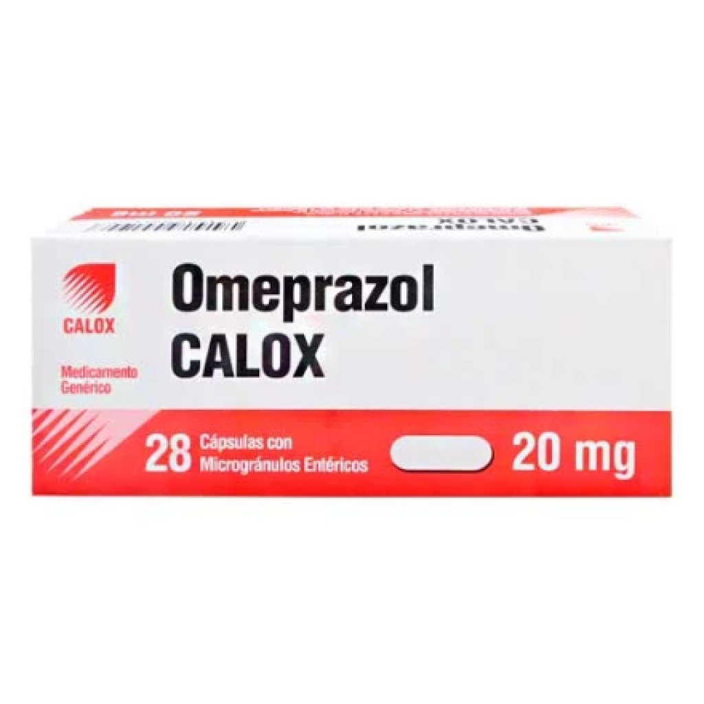 Omeprazol 20mg Calox 28 Capsulas